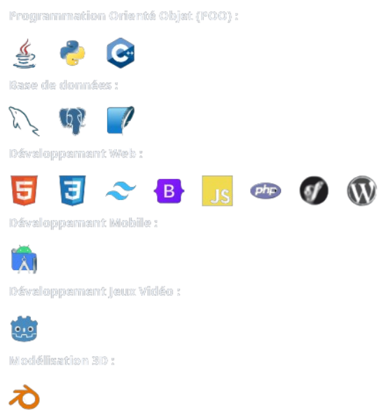 Compétences de Corbeau Baptiste